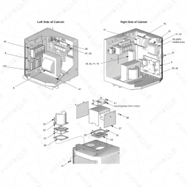 Reactor E-Series Electrical Cabinet Exploded Diagram