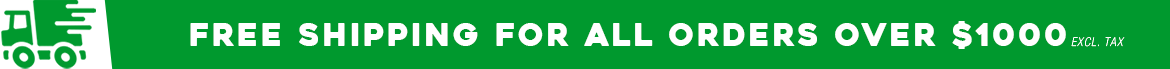 Free Shipping for all orders over $1000
